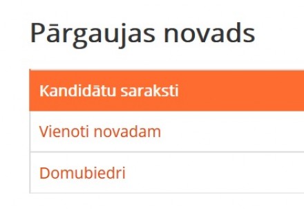 Informācija par Pārgaujas novada kandidātu sarakstiem 