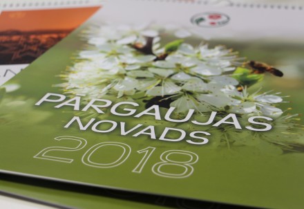 Pārgaujas novada pašvaldība izdevusi sienas kalendāru 2018. gadam