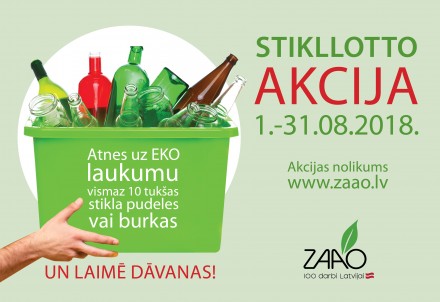 Stikla iepakojuma vākšanas akcija “Stikllotto”