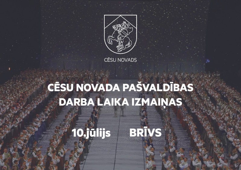 Pašvaldības darba laika izmaiņas