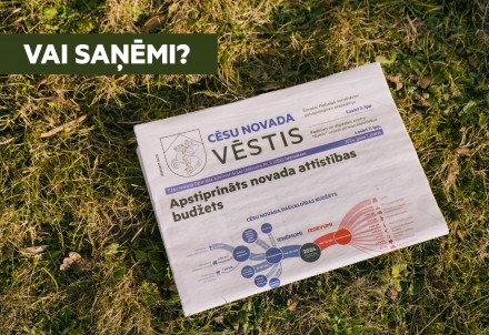 Vai saņēmi informatīvo izdevumu "Cēsu Novada Vēstis"?