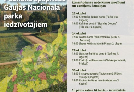 Šonedēļ Līgatnē, Priekuļos, Straupē un Kocēnos diskutēs par GNP jauno normatīvo regulējumu