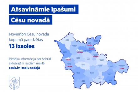 Atsavināmie īpašumi Cēsu novadā