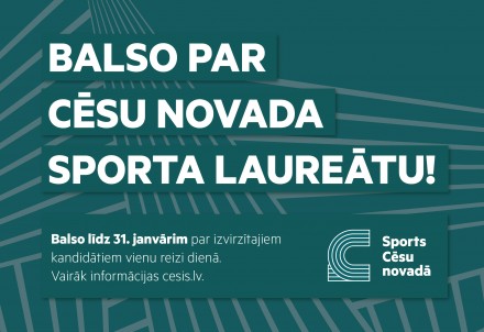 Balso par Cēsu novada Sporta laureātu 2024