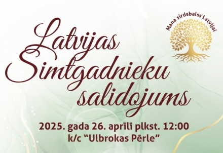 Notiks Latvijas simtgadnieku salidojums