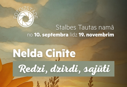 Neldas Cinītes izstāde "Redzi, dzirdi, sajūti"